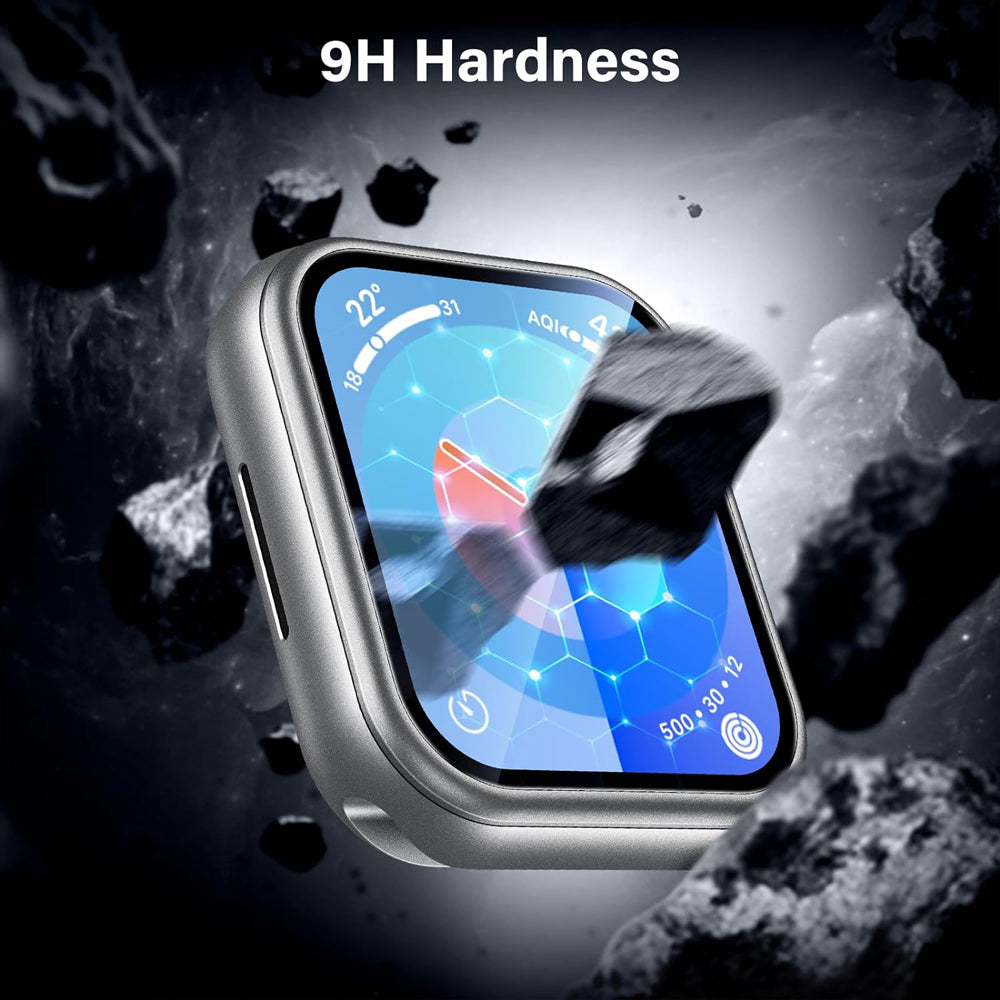 Apple Watch 45mm Glass Screen Protector Alignment Kit by SwiftShield (2 Pack - Silver)