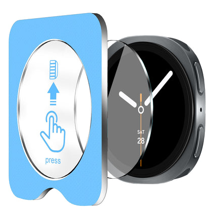 Samsung Galaxy Watch 8 40mm Glass Screen Protector Alignment Kit by SwiftShield (2 Pack - Clear)