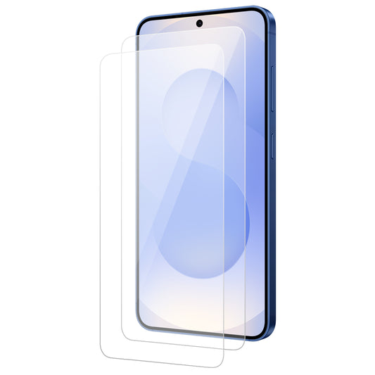 Samsung Galaxy S25 Tempered Glass Screen Protector [2-Pack] with Easy Alignment Frame – Clear, Premium by SwiftShield